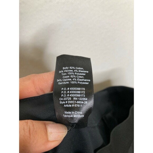 BABATON ATELIER Black Dress Pants Size 6 Super High Rise Skinny Stretch Elastic - Picture 10 of 12